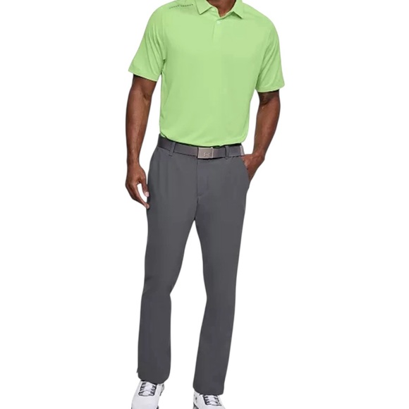 Under Armour EUC Thread Borne Gray Flat Front Straight Leg Golf Pants 40/32 - Picture 3 of 11